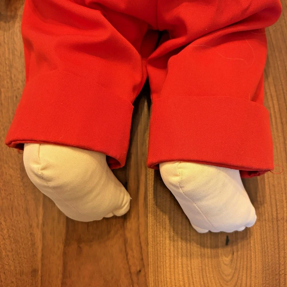 Vintage 1985 Hasbro My Buddy Doll Brown Hair Blue Eyes Red Overalls 22